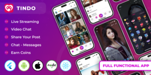 Tindo Live streaming tango clone Video call Chat messages